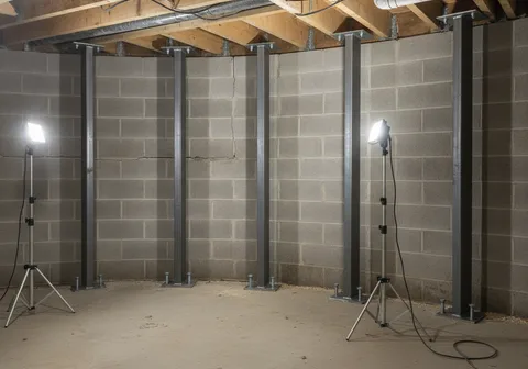 Bowing & Leaning Wall Stabilization in Kitchener